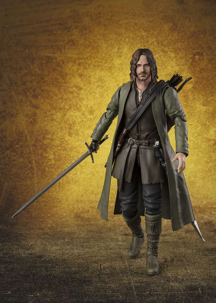 Lord Of The Rings S.H.Figuarts Fellowoship Aragorn Action Figure 15.5 cm Bandai