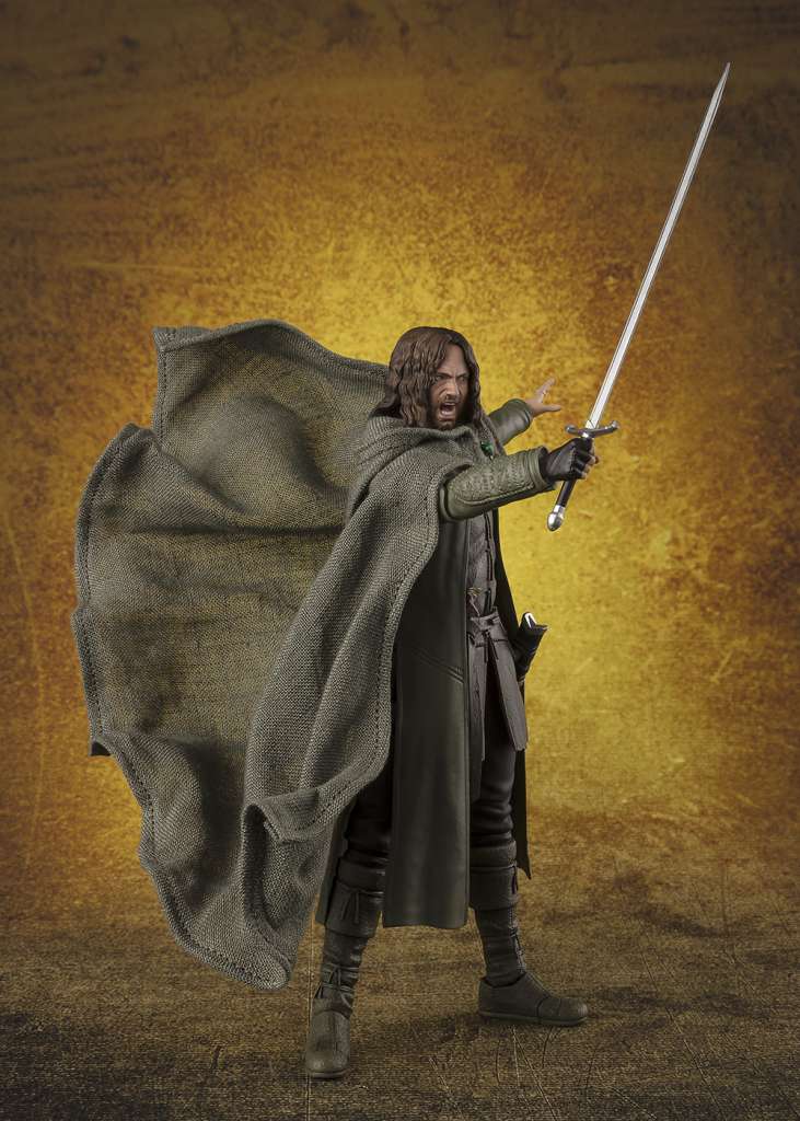 Lord Of The Rings S.H.Figuarts Fellowoship Aragorn Action Figure 15.5 cm Bandai