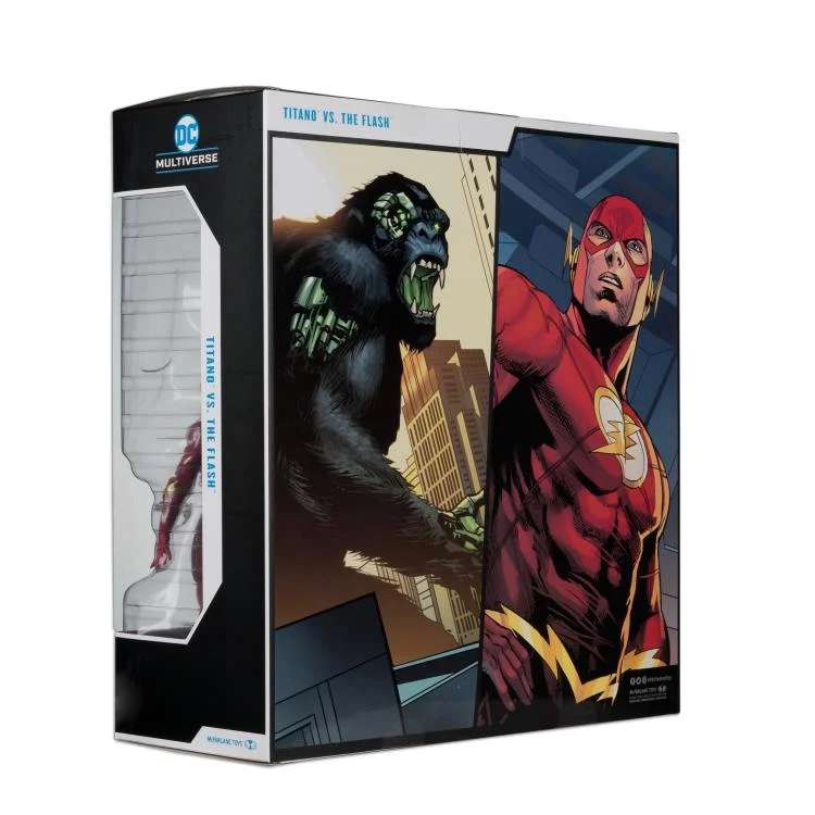 DC Multiverse Titano Megafig vs The Flash 2-Pack Action Figures 17 cm McFarlane Toys