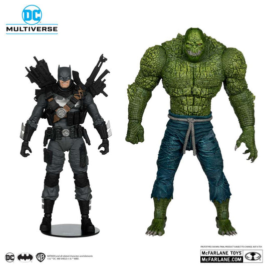 DC Dark Multiverse The Grim Knight vs Killer Croc 2-Pack Action Figures Collector Edition 17 cm McFarlane Toys