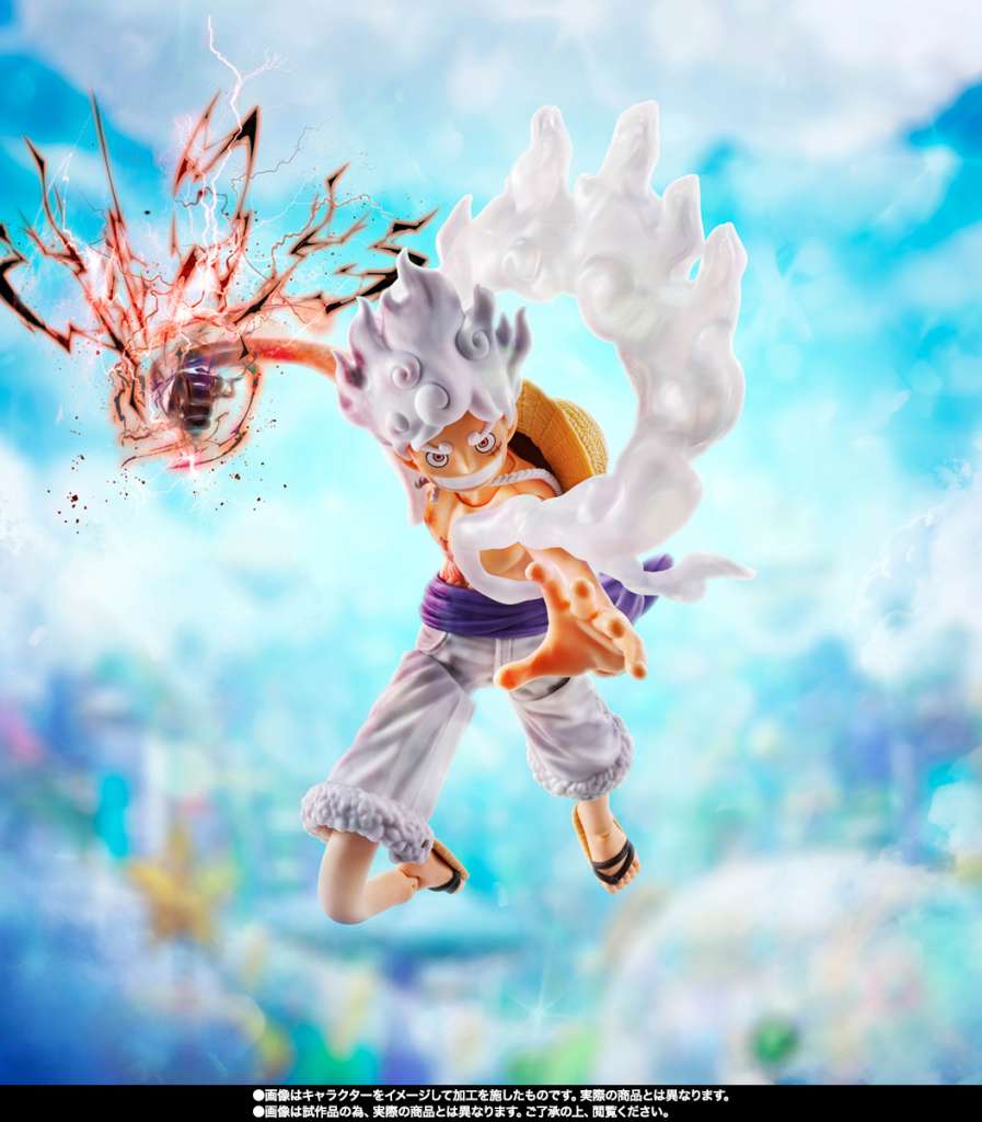 One Piece S.H.Figuarts Monkey.D.Luffy Gear5 Future Island Egghead Action Figure 15 cm Bandai