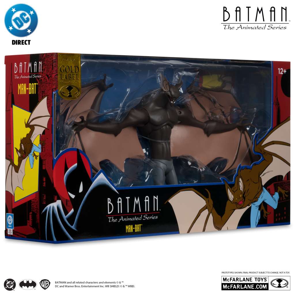 DC Direct Batman: The Animated Series Man-Bat Action Figures Gold Label 15 cm McFarlane Toys