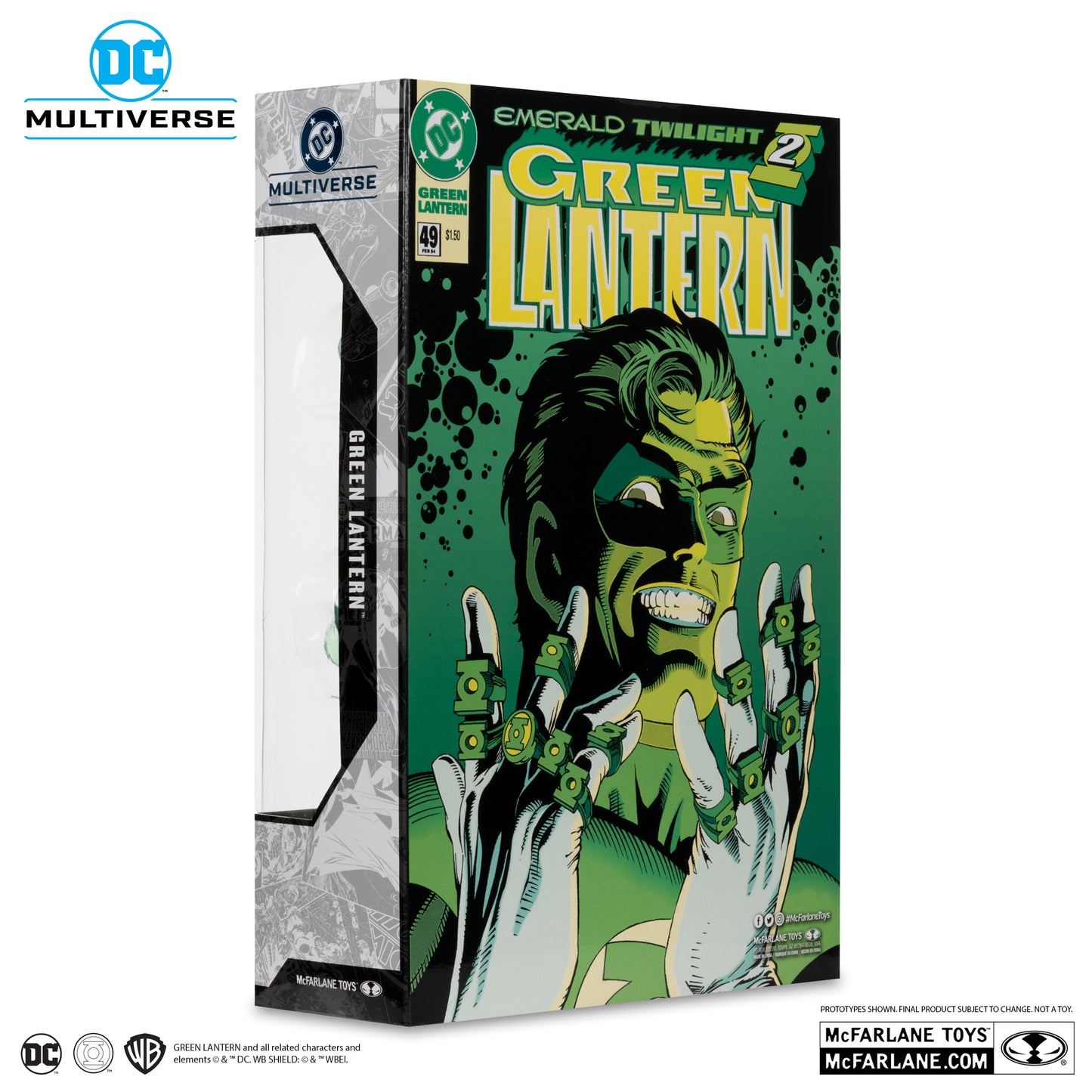 McFarlane Toys Cover Recreations Green Lantern Emerald Twilight Gold Label