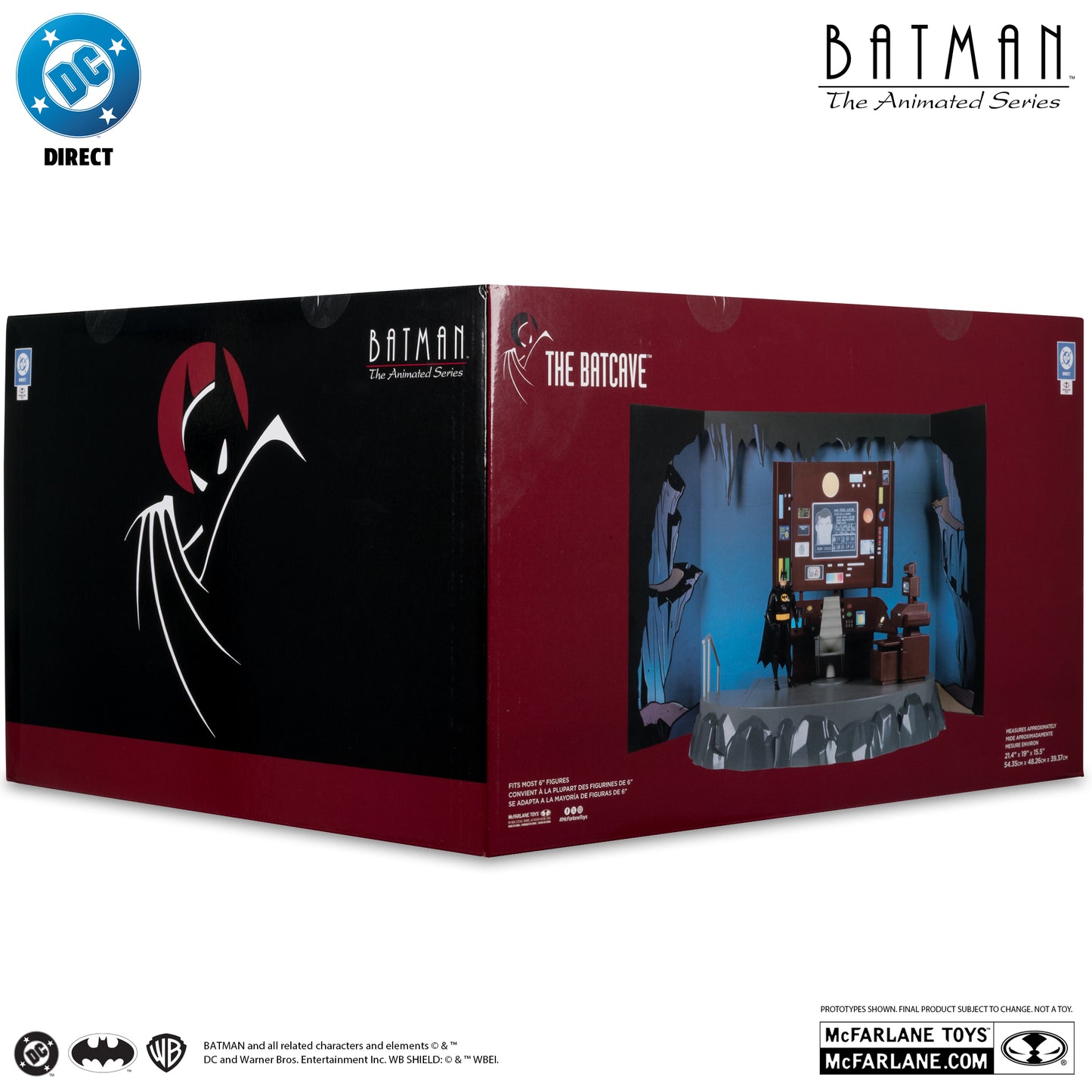 McFarlane Toys Batman: The Animated Series The Batcave Gold Label