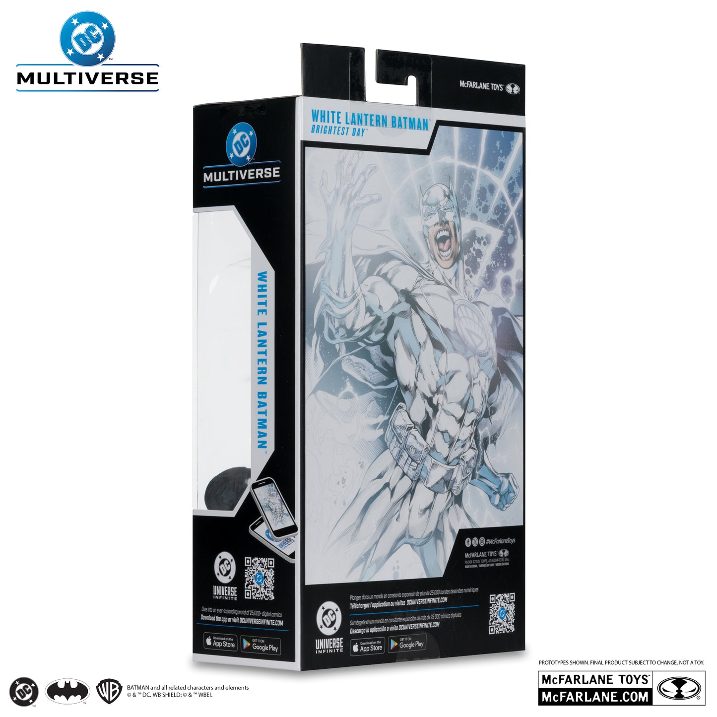 McFarlane Toys White Lantern Batman Brightest Day Red Platinum Edition