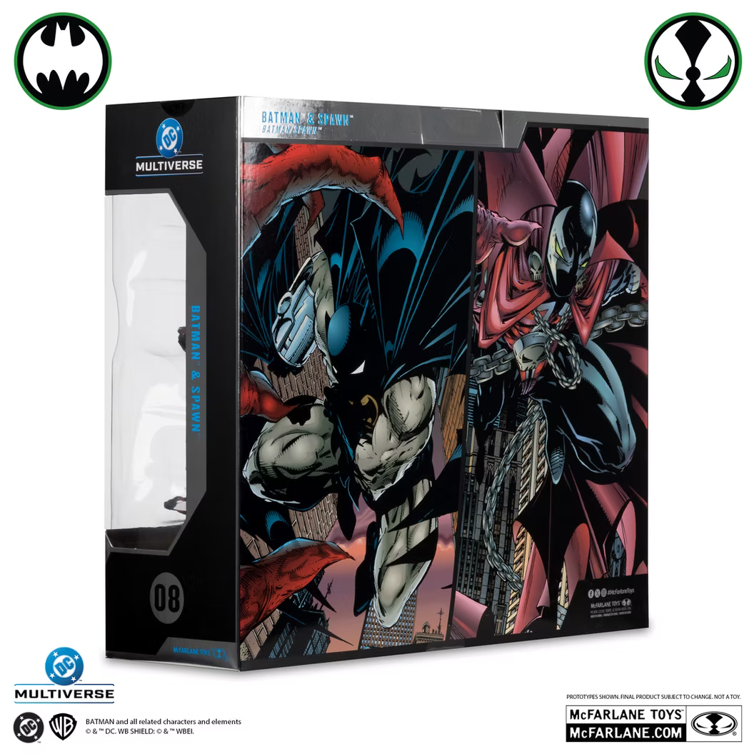 McFarlane Toys Batman & Spawn Collector Edition 2 Pack Gold Label
