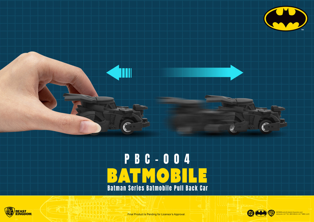 Beast Kingdom PBC-004 Batman Series Batmobile Pull Back Car Blind Box Set (6pcs)