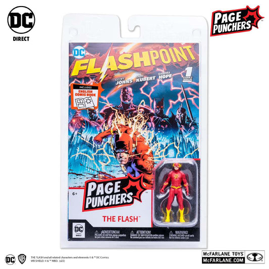 DC Page Punchers The Flash Action Figure 8 Cm Mcfarlane Toys