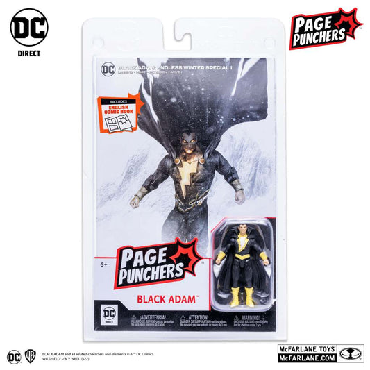 DC Page Punchers Black Adam Action Figure 8 Cm Mcfarlane Toys