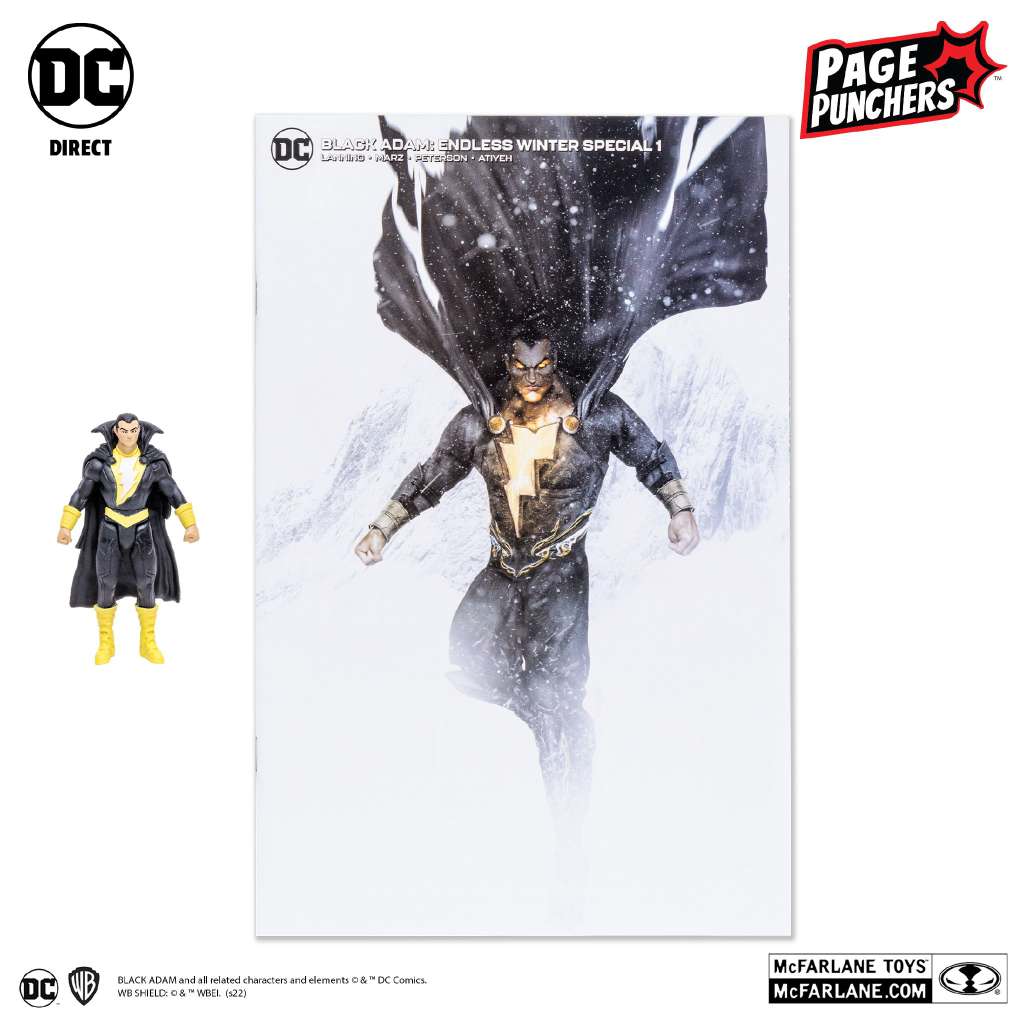 DC Page Punchers Black Adam Action Figure 8 Cm Mcfarlane Toys
