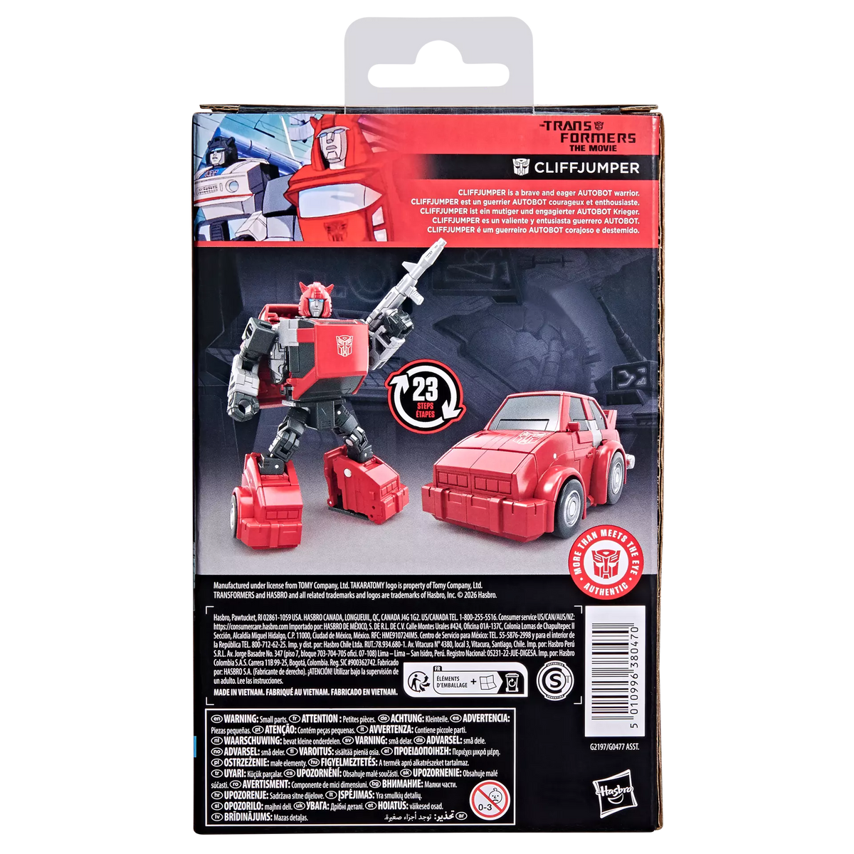 Hasbro Transformers Studio Series Cliffjumper - The Transformers: The Movie -