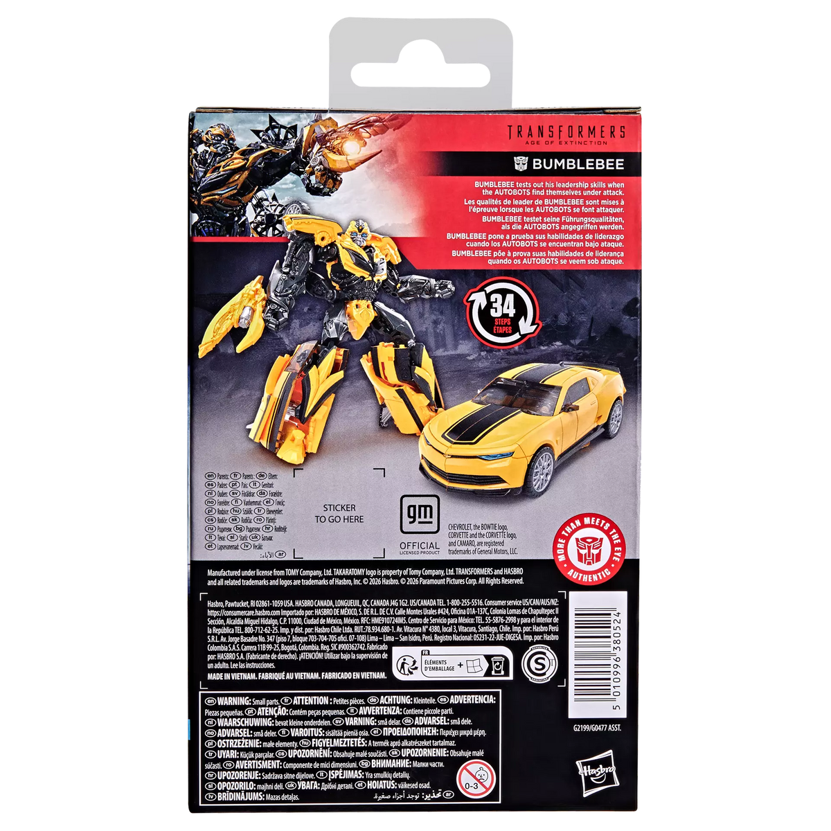 Hasbro Transformers Studio Series Bumblebee - Age Of Extinction -
