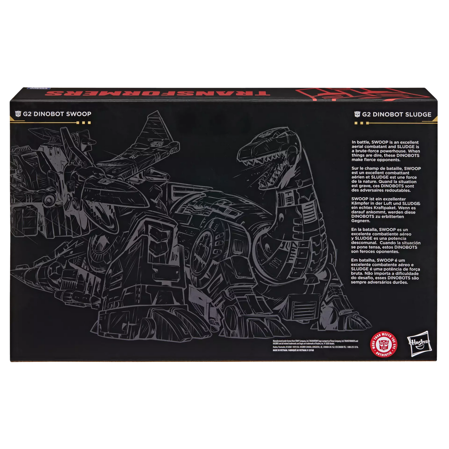 Hasbro Transformers Age Of The Primes G2 Dinobot Swoop & G2 Dinobot Sludge