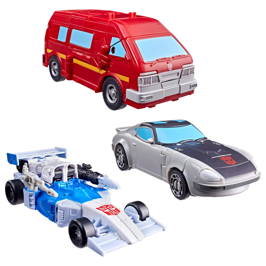 Hasbro Transformers Age Of The Primes Autobot Mirage - Ironhide - Bluestreak