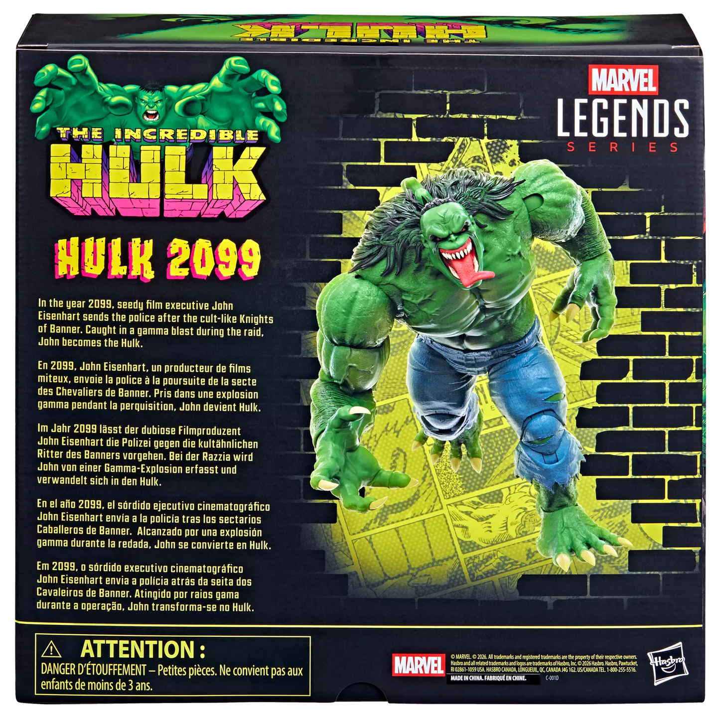Hasbro Marvel Legends Series The Incredible Hulk Hulk 2099
