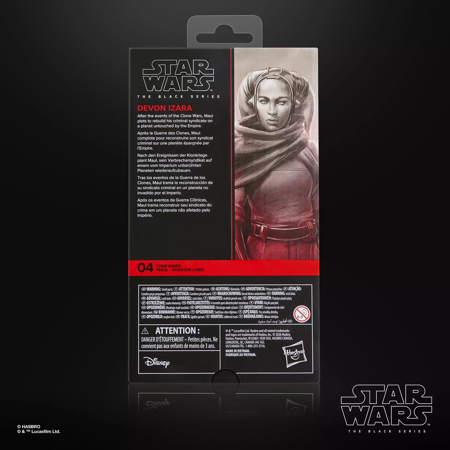 Hasbro Star Wars The Black Series Maul - Shadow Lord Devon Izara