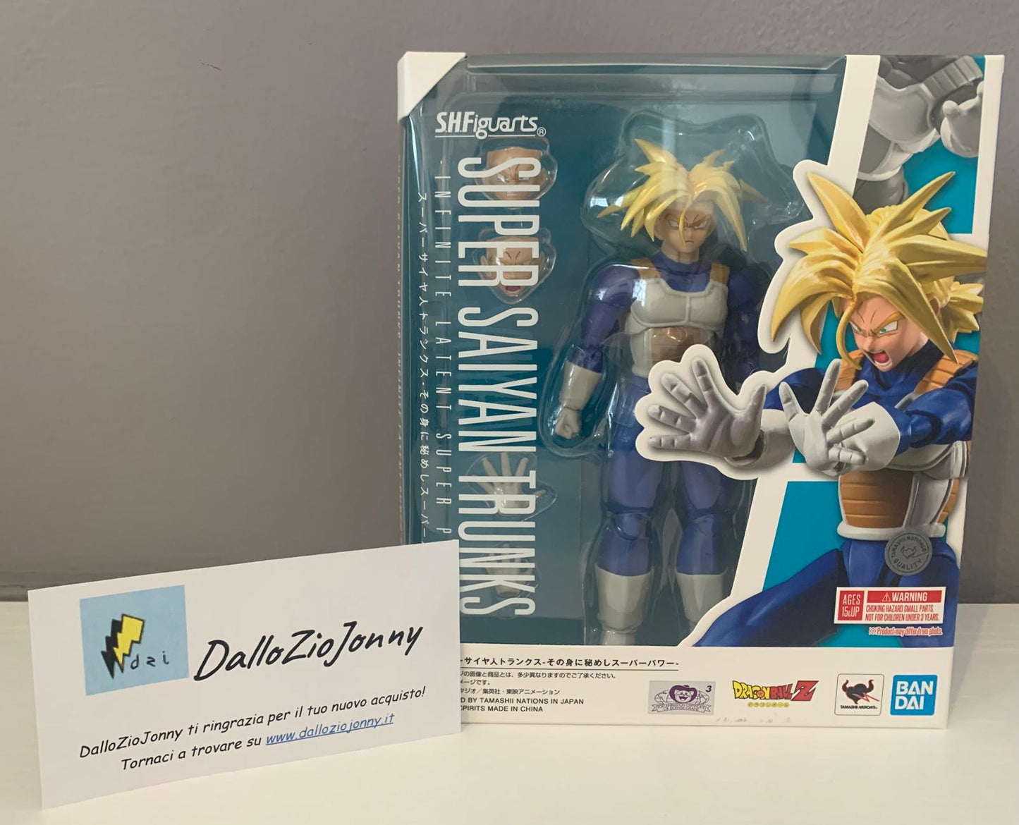 Dragon Ball Z S.H.Figuarts Super Saiyan Trunks Infinite Latent Super Power Action Figure 14 cm Bandai