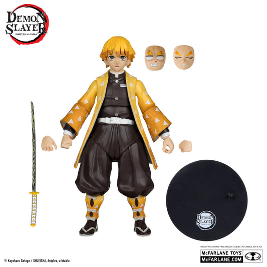 Demon Slayer Zenitsu Agatsuma Wave 7 Action Figure Platinum Edition 18 cm McFarlane Toys