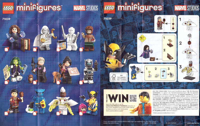 LEGO Minifigures 71039 Serie 2 Marvel Hawkeye n° 6