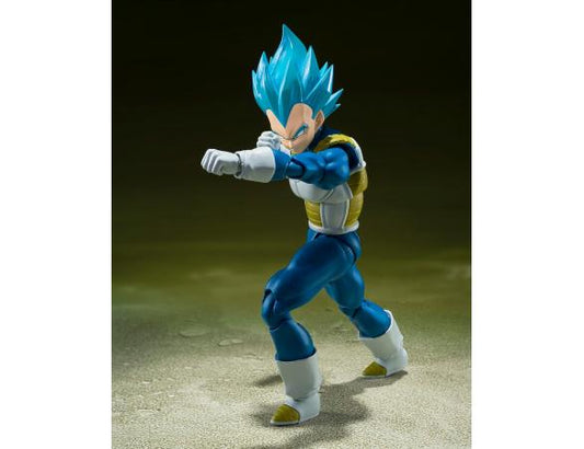 Dragon Ball Super S.H.Figuarts Vegeta Super Saiyan God Super Saiyan Unwavering Saiyan Pride Action Figure 14 cm Bandai