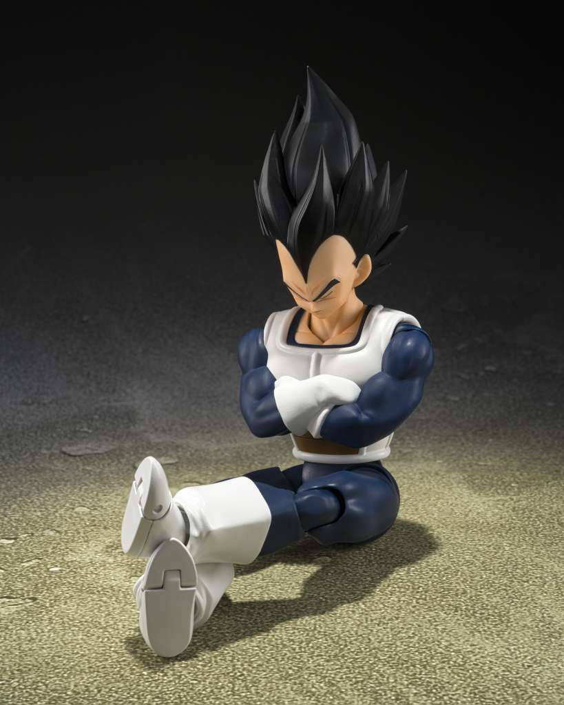 Dragon Ball Z S.H.Figuarts Vegeta Older Style Battle Clothes Action Figure 14 cm Bandai