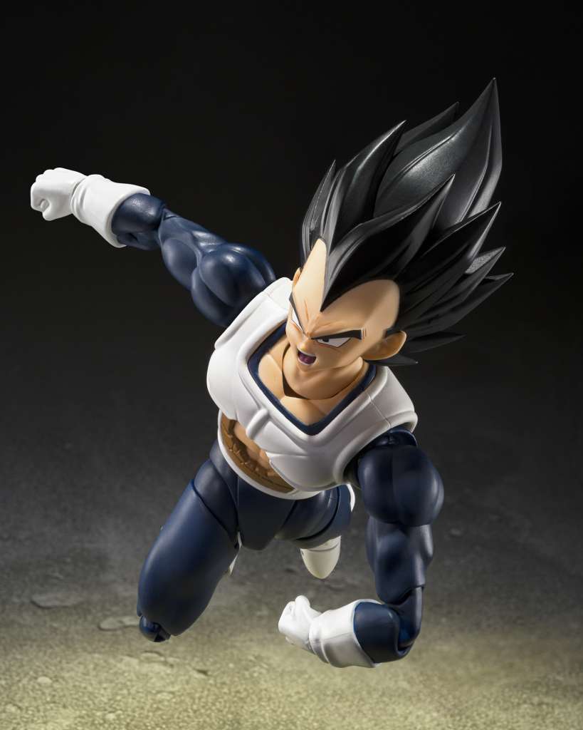 Dragon Ball Z S.H.Figuarts Vegeta Older Style Battle Clothes Action Figure 14 cm Bandai