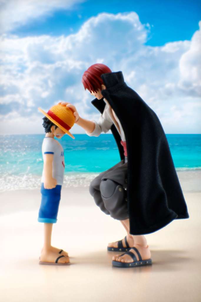 One Piece S.H.Figuarts Shanks & Monkey D. Luffy Childhood Action Figure 18 cm Bandai
