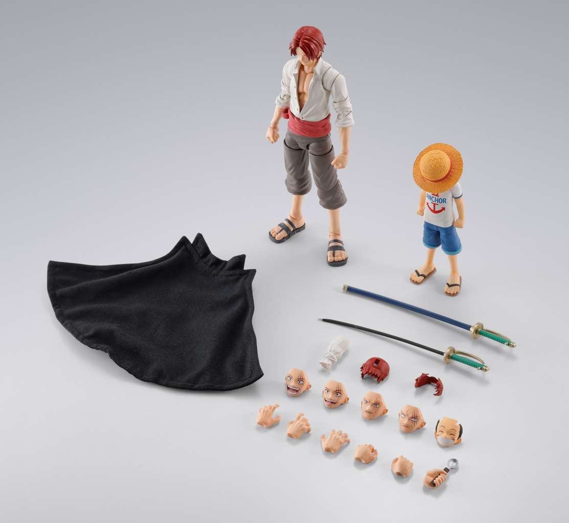 One Piece S.H.Figuarts Shanks & Monkey D. Luffy Childhood Action Figure 18 cm Bandai