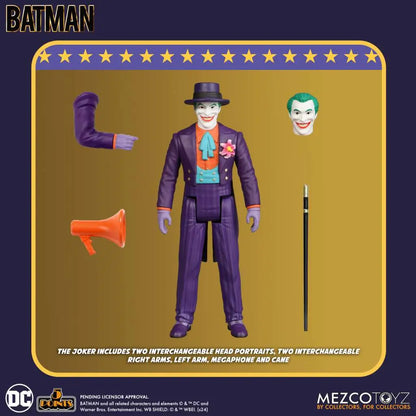 Mezco Toyz 5 Points 1989 Batman Set