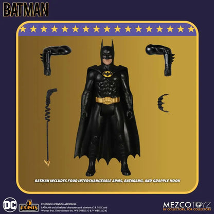 Mezco Toyz 5 Points 1989 Batman Set