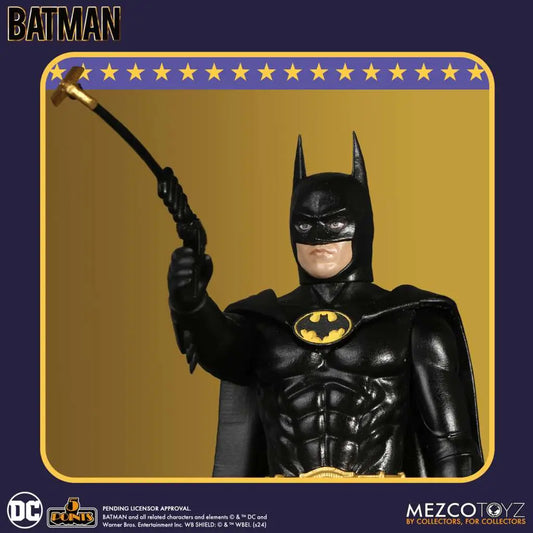 Mezco Toyz 5 Points 1989 Batman Set