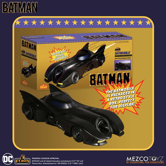 5 Points Batman 1989 Batmobile Mezco Toyz