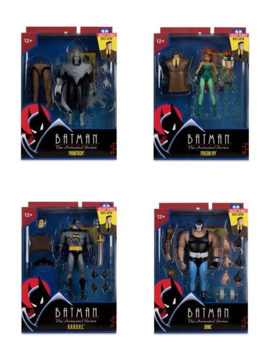Dc Direct Batman: The Animated Series Build-A-Figure Wave 4 Set 4 Action Figures 14 cm McFarlane Toys