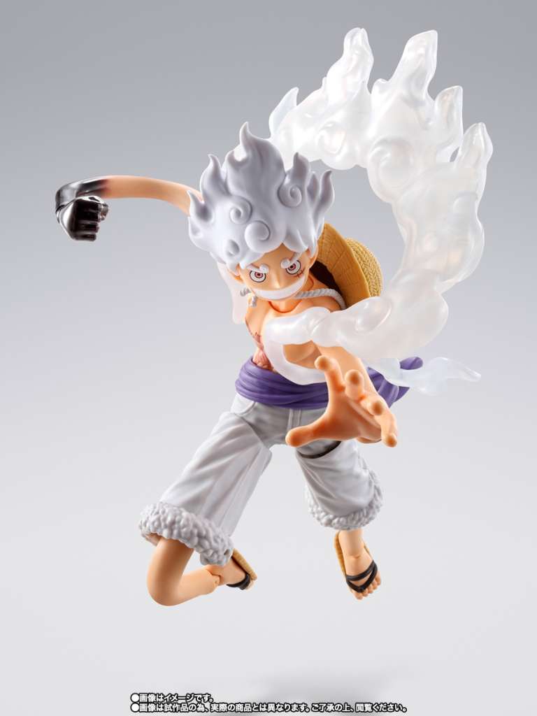 One Piece S.H.Figuarts Monkey.D.Luffy Gear5 Future Island Egghead Action Figure 15 cm Bandai