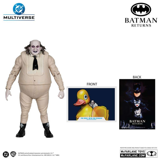 DC Multiverse Batman Returns The Duck With The Penguin Action Figures & Vehicle 16 cm & 22 cm McFarlane Toys