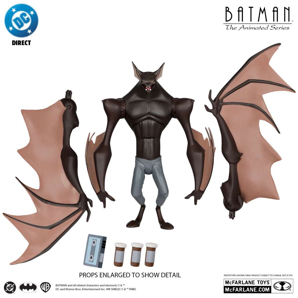 DC Direct Batman: The Animated Series Man-Bat Action Figures Gold Label 15 cm McFarlane Toys