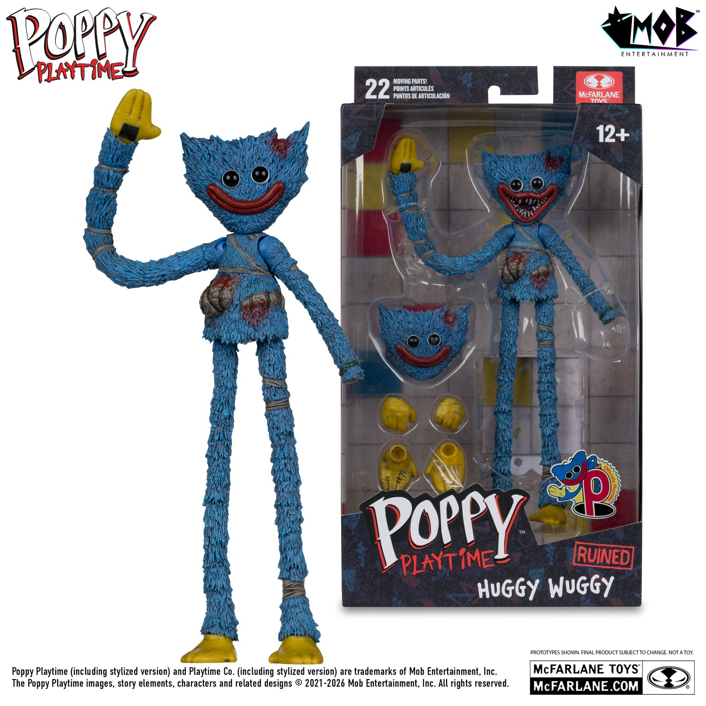 McFarlane Toys Poppy Playtime Huggy Wuggy - Ruined -