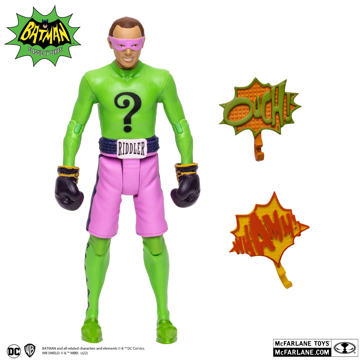 McFarlane Toys DC Retro Batman 1966 The Riddler In Boxing Gloves