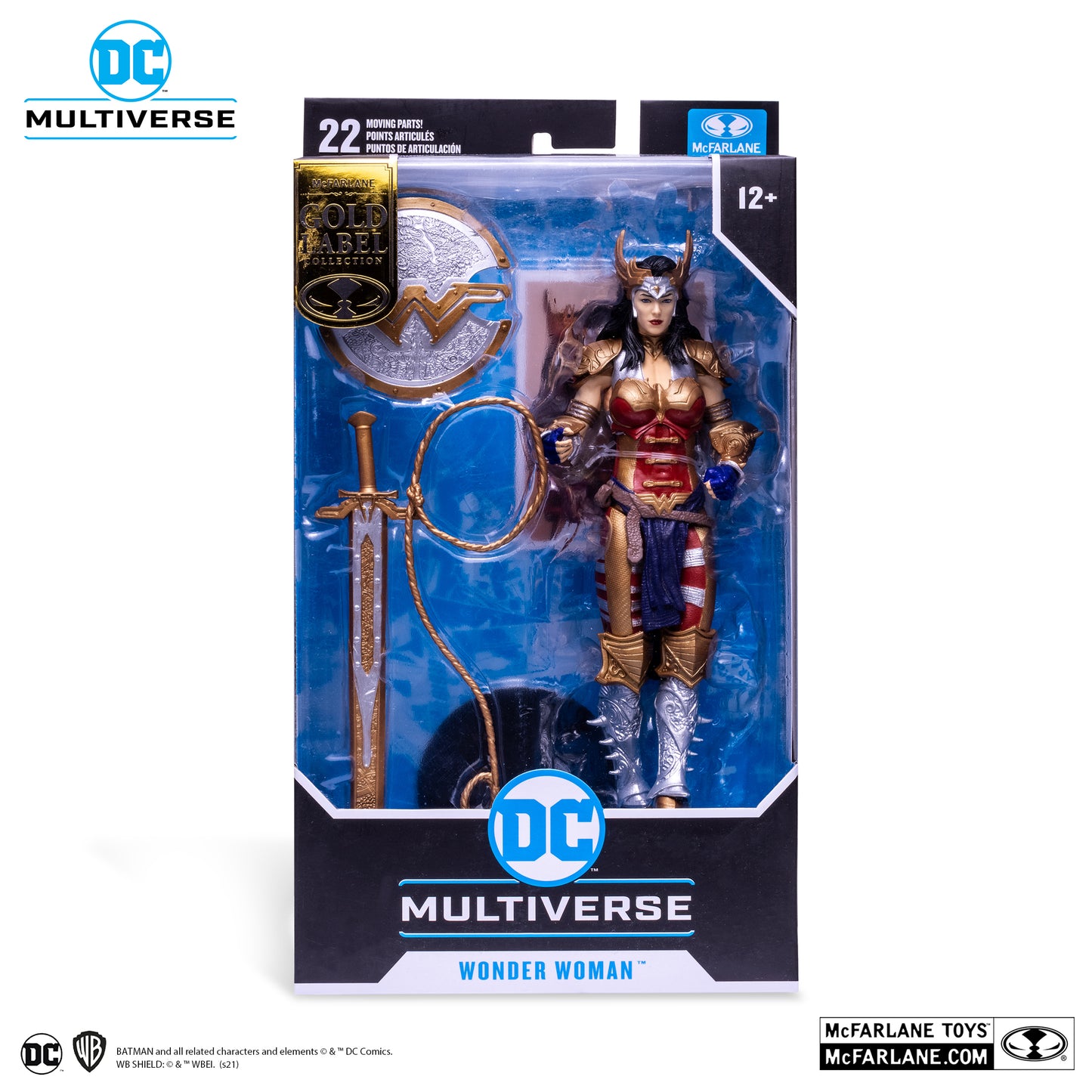 McFarlane Toys Wonder Woman Gold Label Designed By Todd McFarlane