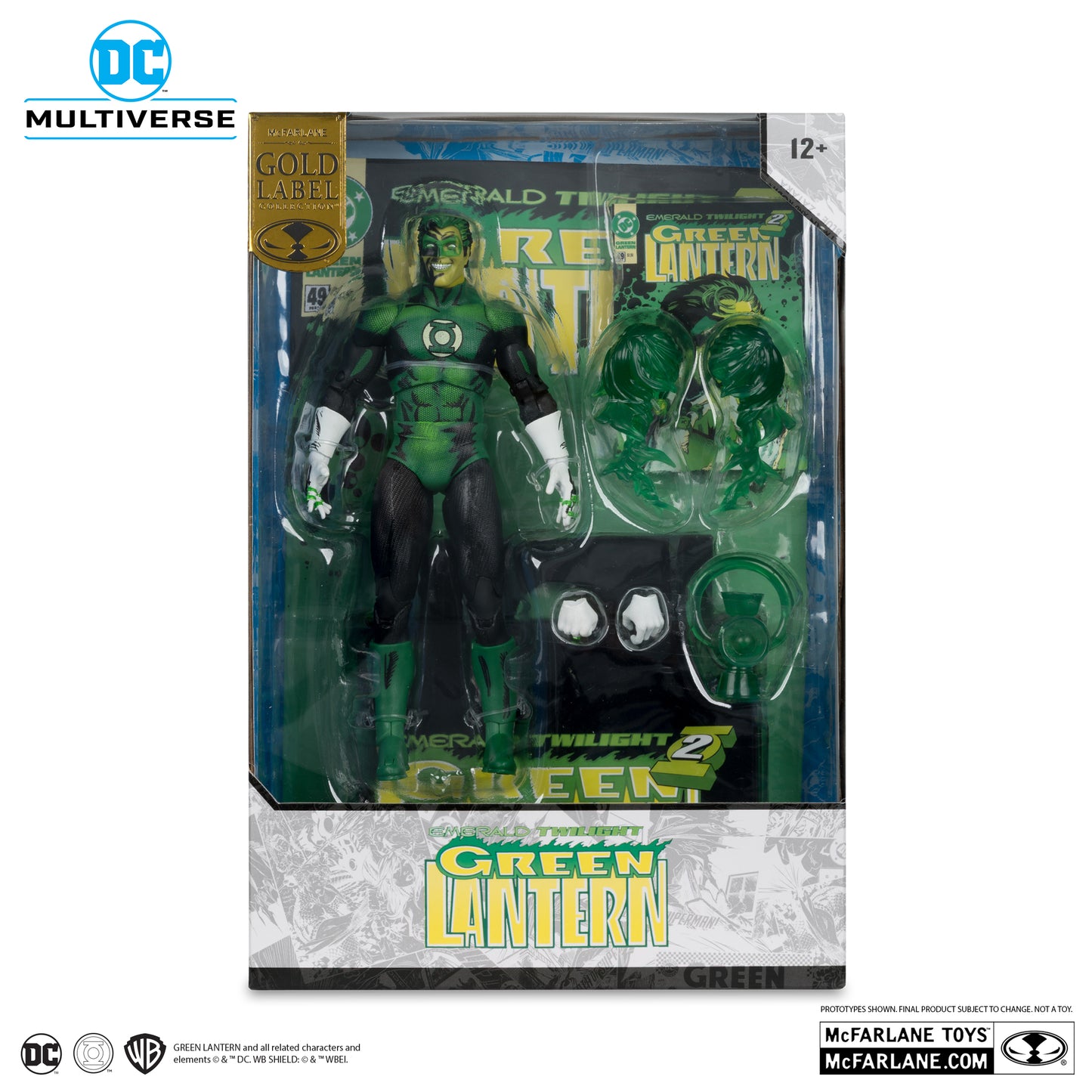 McFarlane Toys Cover Recreations Green Lantern Emerald Twilight Gold Label
