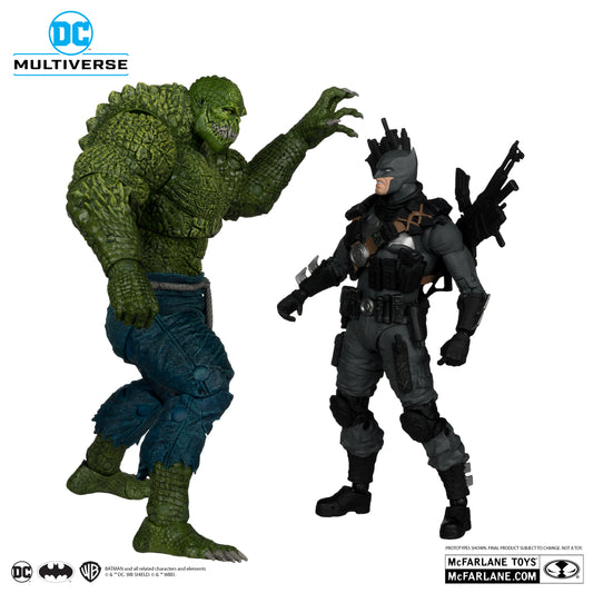 McFarlane Toys The Grim Knight vs Killer Croc McFarlane Collector Edition 2 Pack
