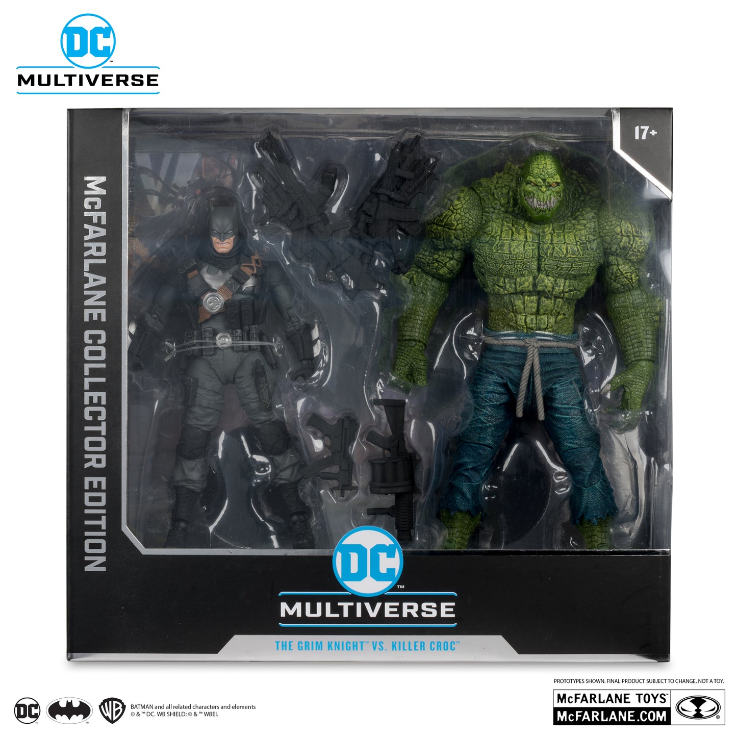 McFarlane Toys The Grim Knight vs Killer Croc McFarlane Collector Edition 2 Pack