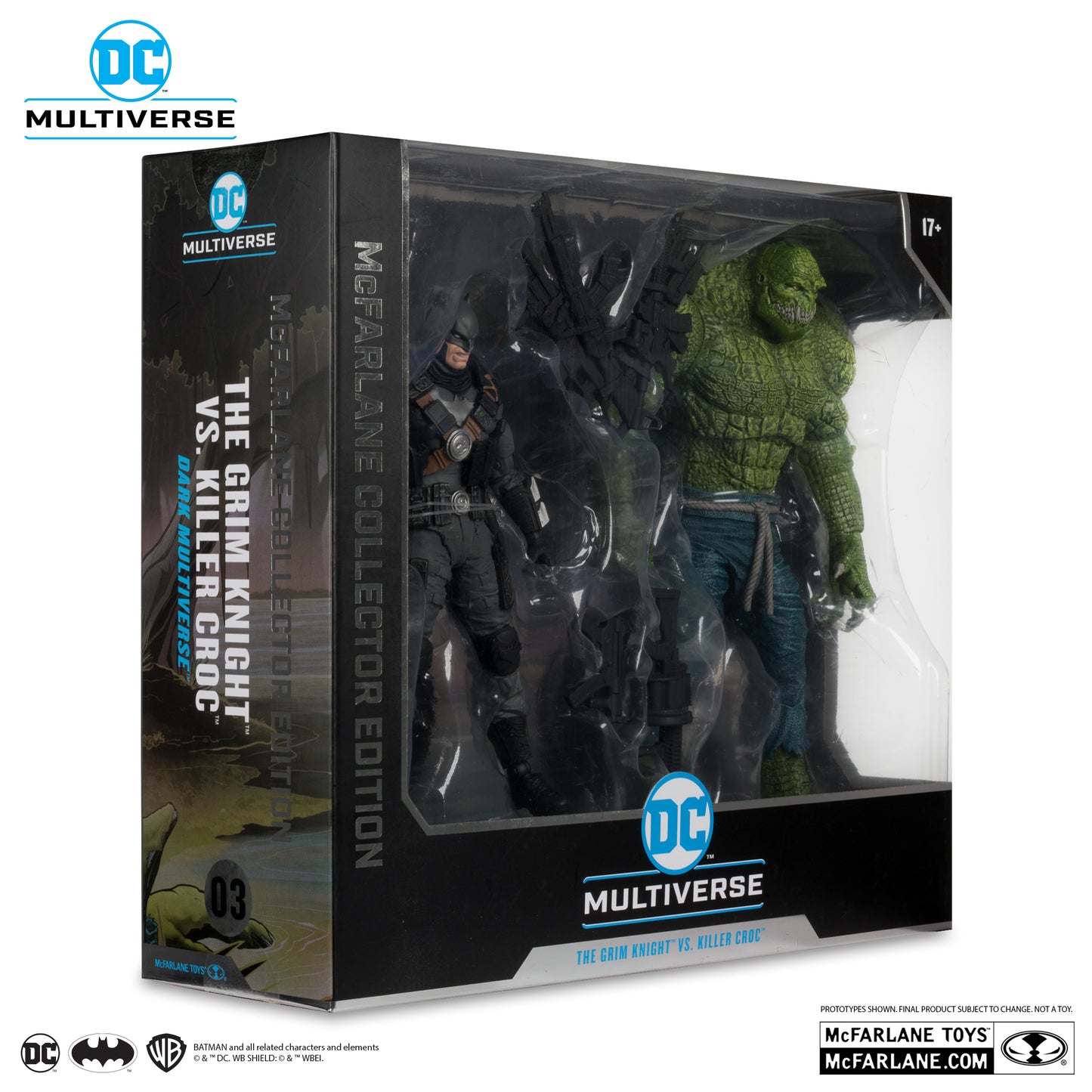 McFarlane Toys The Grim Knight vs Killer Croc McFarlane Collector Edition 2 Pack