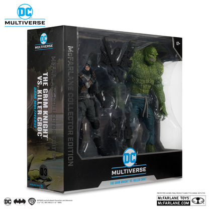 McFarlane Toys The Grim Knight vs Killer Croc McFarlane Collector Edition 2 Pack