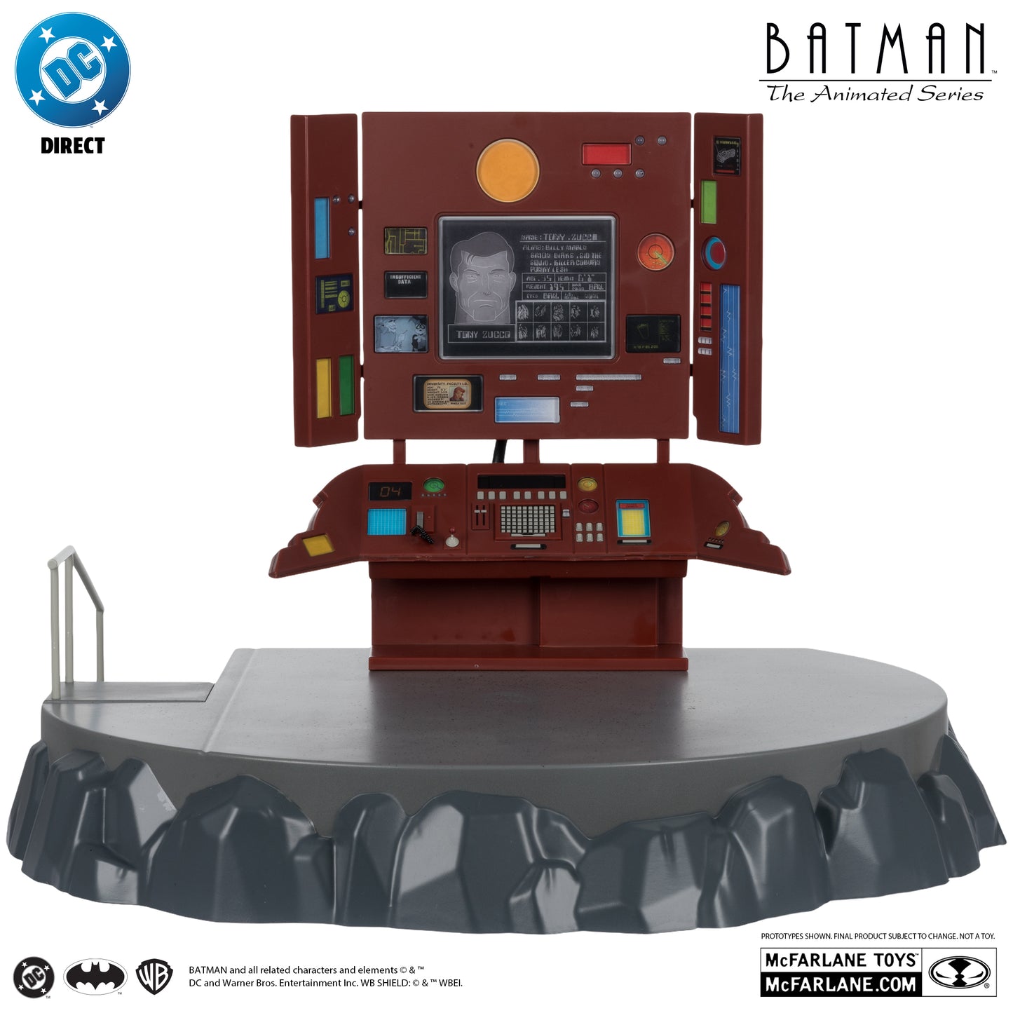 McFarlane Toys Batman: The Animated Series The Batcave Gold Label
