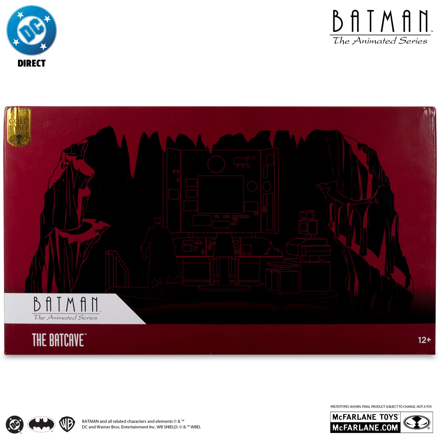 McFarlane Toys Batman: The Animated Series The Batcave Gold Label