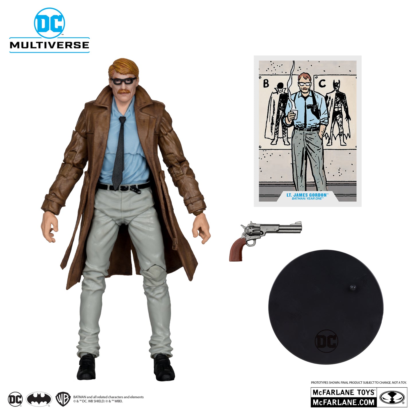 McFarlane Toys Batman: Year One Part 4 LT. James Gordon Gold Label