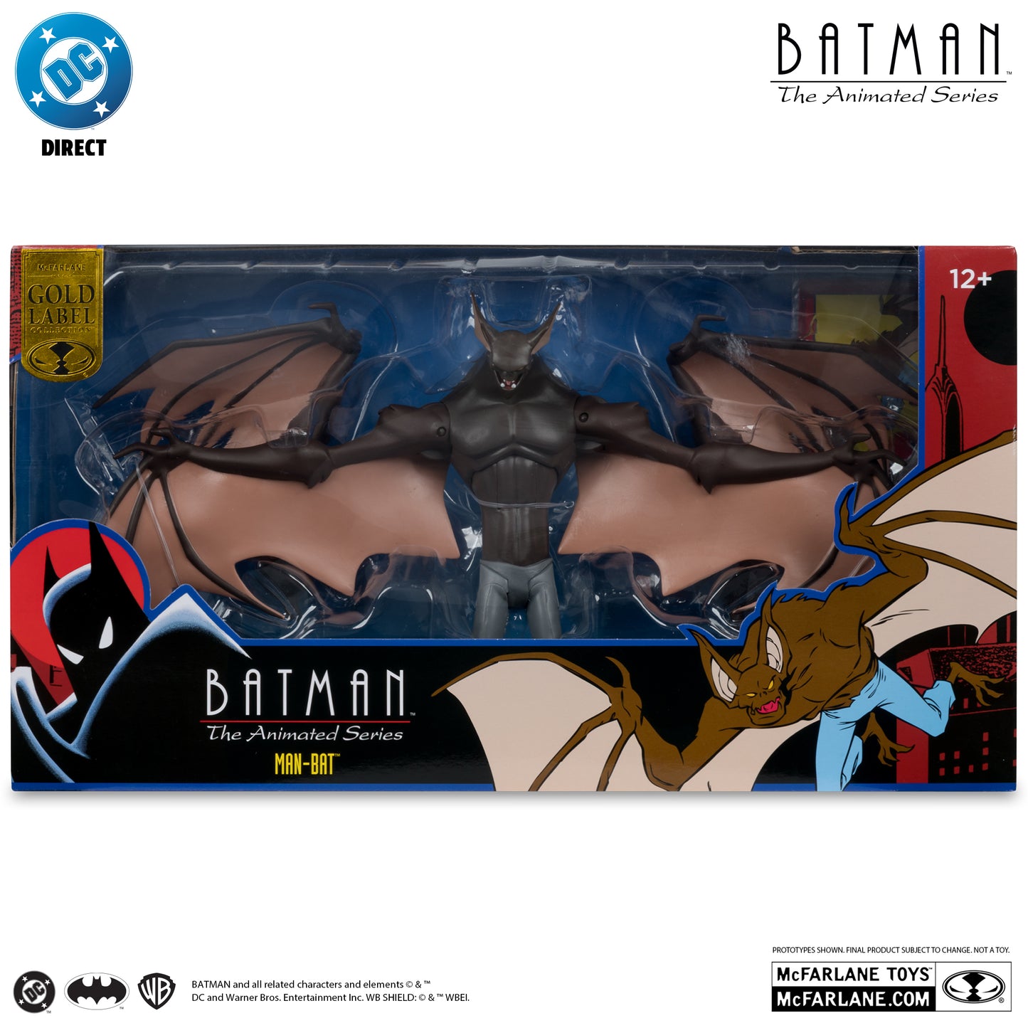 McFarlane Toys Batman: The Animated Series Man-Bat Gold Label