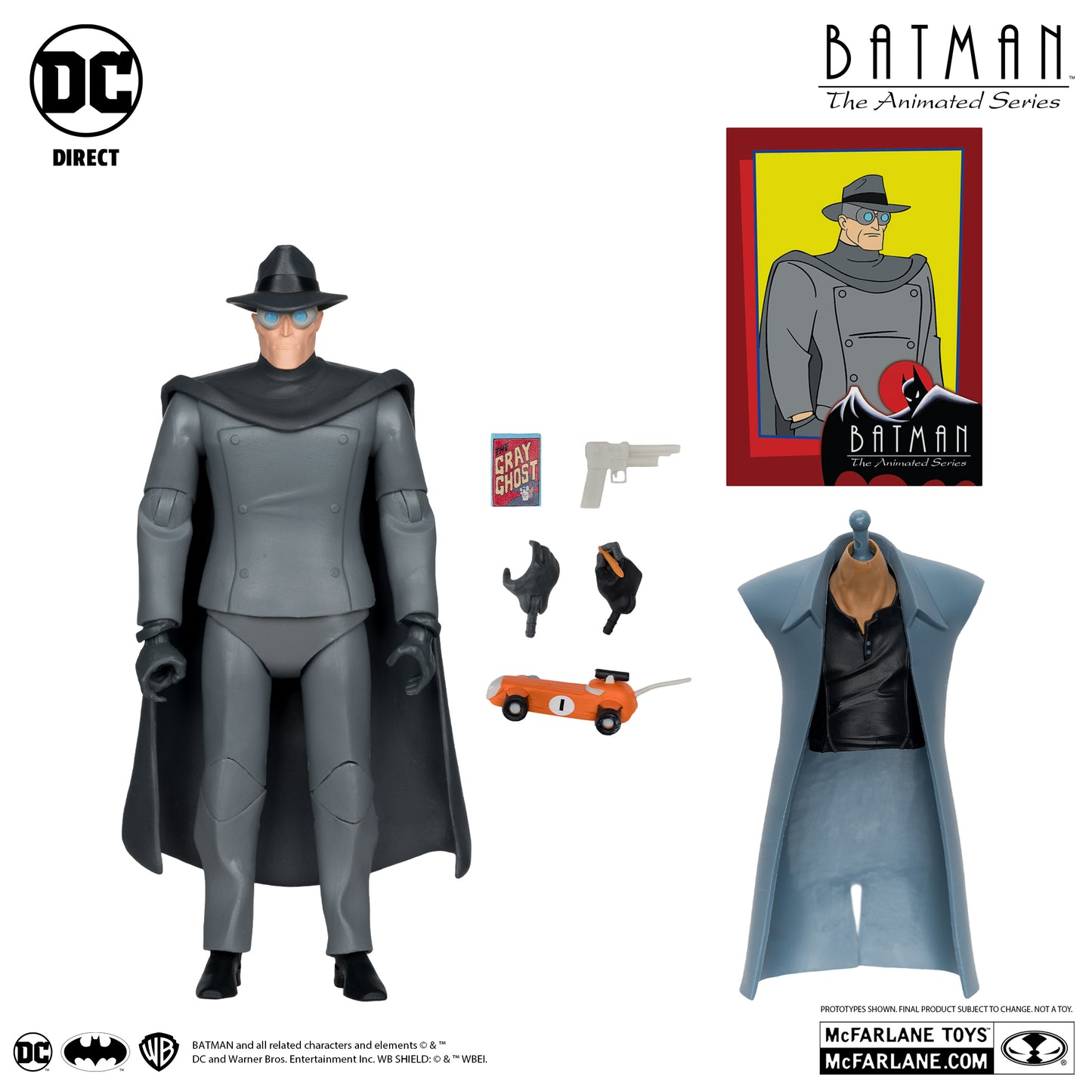 McFarlane Toys Batman: The Animated Series The Gray Ghost