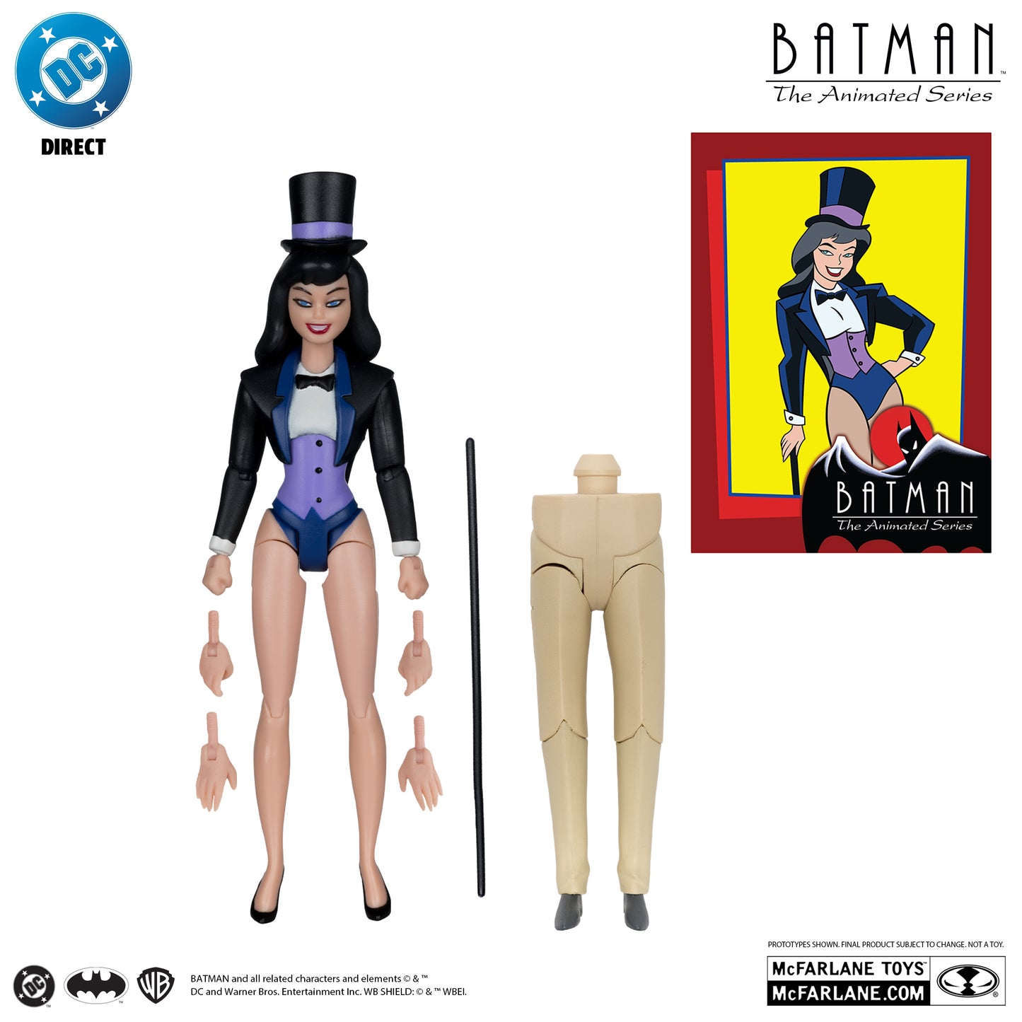 McFarlane Toys Batman: The Animated Series Build-A-Figure Wave 7 Set 4 Action Figures